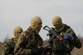 Speciální jednotky ukrajinské armády.