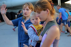Stovka uprchlíků z Ukrajiny dorazila i do Petrohradu.