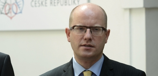 Premiér Bohuslav Sobotka (ČSSD).