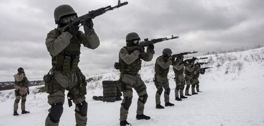 Speciální ruské jednotky na Kavkaze.