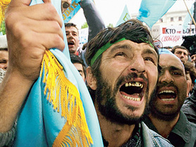 Protestující krymští Tatři.