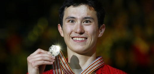 Kanaďan Patrick Chan, trojnásobný světový šampion, vyhrál i na šampionátu v Nice.