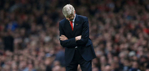 Trenér Arsenalu Arséne Wenger byl po sobotní porážce od Manchesteru United hodně zklamaný.