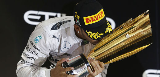Nový světový šampion, Brit Lewis Hamilton.