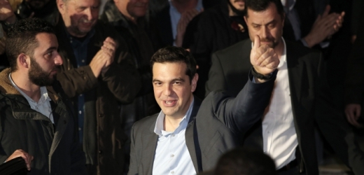 Předseda strany Syriza Alexis Tsipras.