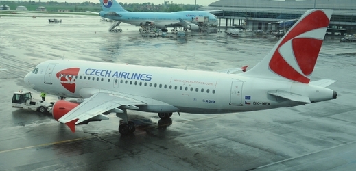 Letadlo Czech airlines Airbus A319.