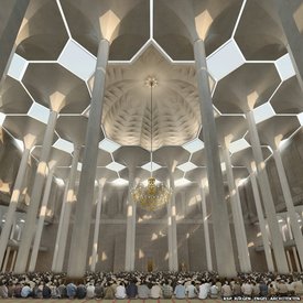 Takto architekti navrhli velkou modlitebnu.