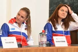 Karolína Plíšková a Lucie Šafářová. Dvě největší favority pražského turnaje WTA.