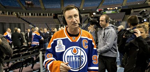 Hokejová legenda Wayne Gretzky. 