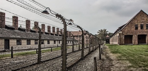Koncentrační tábor v Osvětimi.