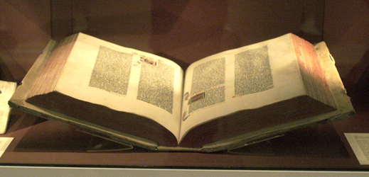 Gutenbergova bible. 