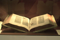 Gutenbergova bible. 