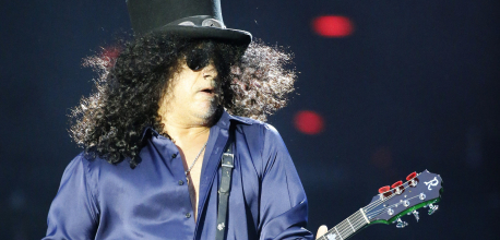 Kytarista Slash z Guns N' Roses.