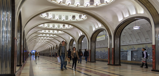 Moskevské metro.