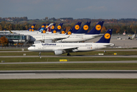 Letouny německých aerolinek Lufthansa (ilustrační foto).