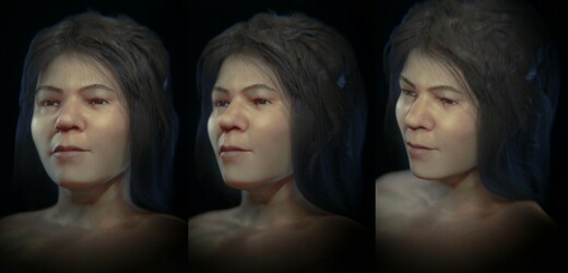 Vědci pomocí moderní počítačové techniky zrekonstruovali z lidské lebky nalezené v Mladečských jeskyních pravděpodobnou podobu sedmnáctileté dívky, která před 31.000 lety v době kamenné pobývala na území dnešního Olomoucka.